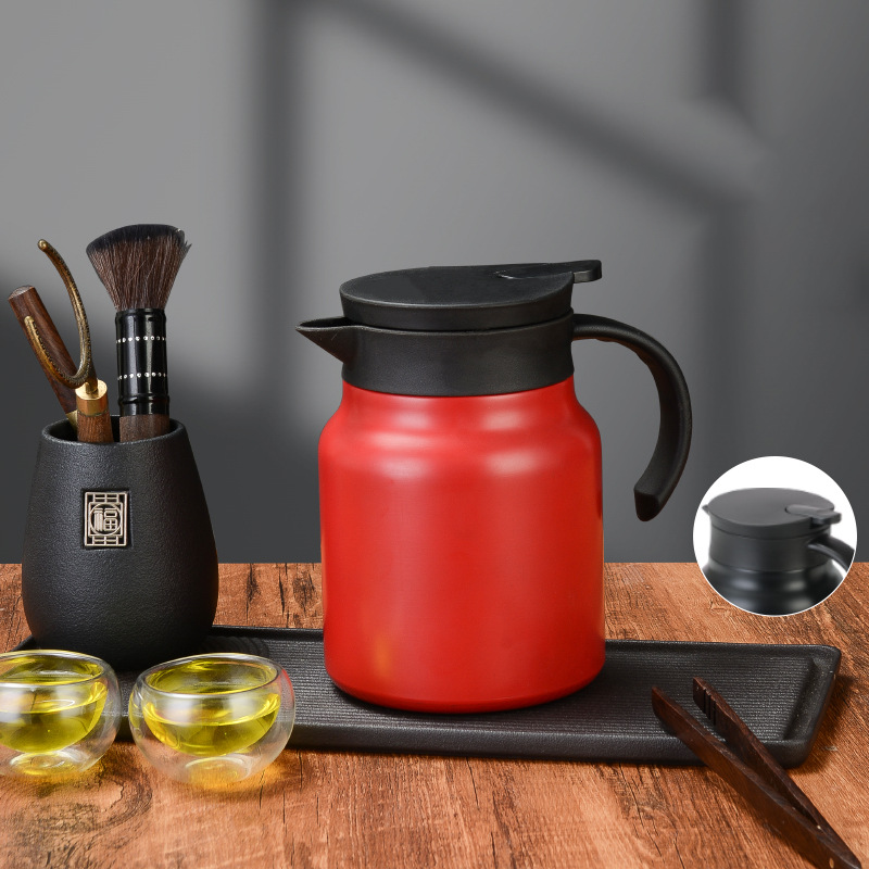 Custom Logo Handle Vacuum Thermos Pot | Premium Corporate Gifts and Custom Gifts