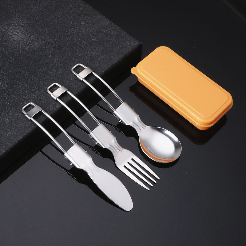 Custom Logo Eco-friendly Wheat Box Folding Stainless Steel Cutlery Cover | Premium Corporate Gifts and Custom Gifts