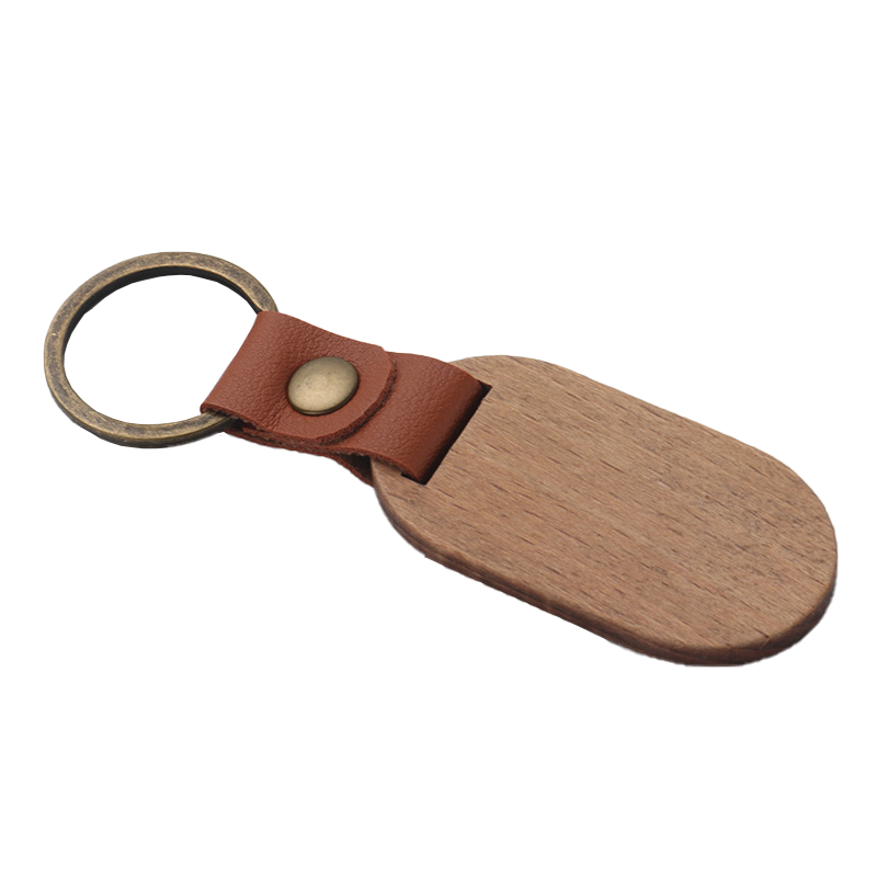 Custom Logo Vintage Wooden Keychain | Premium Corporate Gifts and Custom Gifts